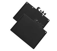 HAKIDZEL Supports de Microphone Professionnels à Clipser Plateau pour Cartes Son 24 X 17,5 CM Noir, pour Gaming et Studio Ensemble de 2