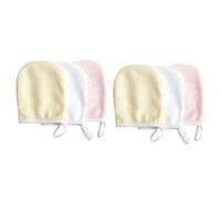 HAKIDZEL Tampons Démaquillants Couleur Aléatoire Voyage Lot de 6 en Microfibres Ultrafines pour Nettoyage du Visage, Réutilisables, Adaptés la Plupart des Types de Peau