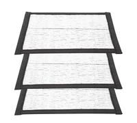 HAKIDZEL Tapis Chauffant d'hiver pour Reptiles, Lot de 3, Film Aluminium | Isolation Thermique, Coton Perlé, Rétention de Chaleur, Usage Niche Animale par Temps Froid
