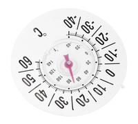 HAKIDZEL Thermomètre Analogique pour Fenêtre Ventouse, Mesure Précise Température Intérieure et Extérieure, Adapté