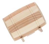 HAKIDZEL Tirelire en Bois Simple Forme Cylindrique pour Garçon et Filles Compartiment Monnaie et Décoration Pratique Maison Bureau