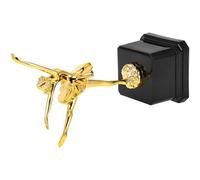 HAKIDZEL Trophée de Ballet en Plastique Or pour Garçon et Filles Surface Lisse et Finition Dorée Brillante, Statuette Danseuse Élégante, pour Concours de Talents et Fêtes