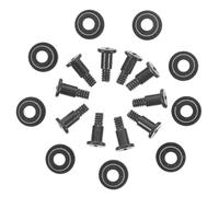 HAKIDZEL Vis de Disque Dur en Fer Noir 10pcs Absorption des Chocs pour Fixation Solide des Disques Durs Mécaniques et SSD