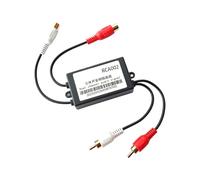 Hakimme Connecteur analogique à deux canaux isolateur stéréo RCA002 | Filtre de bourdonnement passif en ligne avec prises plaquées or pour voiture, stéréo, amplificateur, mixeur