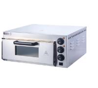 Hakka Four à Pizza Professionnel, Electrique Four à Pizza de 2000W à Un Seul étage, avec Pierre Argileuse Réfractaire de 40x40 cm - Réglage Température (50-350°C) & Minuterie (0-120 min), Acier Inoxyd