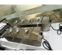 Hakka Tempéreuse à Chocolat, 1060W Fondoir à Chocolat Commercial avec Température Réglable 30~85℃, 2x1/6 GN Pans, Machine à Fondre et Chauffer le Chocolat Économe en Énergie pour Boulangerie/Café/Rest