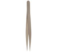 Hakko CHP 231-SA Pince à épiler de précision non magnétique en acier inoxydable avec pointe fine dentelée à l'intérieur, longueur de 11,4 cm