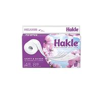 Hakle Lot de 8 rouleaux de papier toilette 4 épaisseurs Doux et sûr