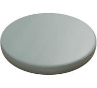 Haklein Coussin de chaise de salle à manger en cuir synthétique, coussin rond en mousse à mémoire de forme, antidérapant et doux, pour salon, terrasse, jardin (diamètre 30 cm, bleu grisâtre)