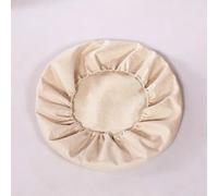 Haklein Housse amovible pour coussin de siège de sol, housse de coussin de méditation de sol rond en coton et lin, protecteur de repose-pieds de coussin en paille tissée (beige, diamètre 50 cm