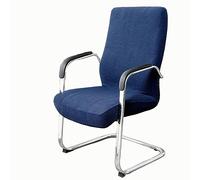 Haklein Housse de chaise de bureau extensible avec fermeture éclair, imperméable, amovible, pivotante, universelle, résistante à la poussière et pour chaise de bureau, maison, salle de conférence