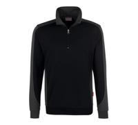 HAKRO Hakro Sweat-shirt Zip Contrast Performance, Noir, Taille unisexe: M Quantité:1
