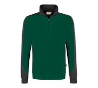 HAKRO Hakro Sweatshirts zippés Contrast Performance, sapin, Taille unisexe: L Quantité:1