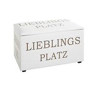 HAKU coffre de rangement motif, tissu synthétique aspect cuir, MDF - Dim.: L 65 cm x H 42 cm x P 40 cm, Style: Modern