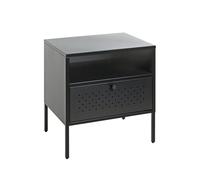 HAKU Console Noir, métal - Dim.: L 45 cm x H 50 cm x P 35 cm, Style: Modern