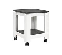 HAKU Möbel Desserte Optique Granit Blanc MDF L 35 x H 45 x P 35 cm Style moderne