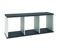 HAKU étagère Optique Granit, Blanc, MDF - Dim.: L 117 cm x H 50 cm x P 30 cm, Style: Modern