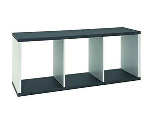 HAKU étagère Optique Granit, Blanc, MDF - Dim.: L 117 cm x H 50 cm x P 30 cm, Style: Modern