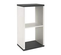 HAKU étagère Optique Granit, Blanc, MDF - Dim.: L 43 cm x H 84 cm x P 30 cm, Style: Modern