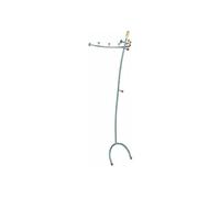 HAKU garderobe Murale alu, Bois Massif, métal - Dim.: L 67 cm x H 189 cm x P 51 cm, Style: Modern