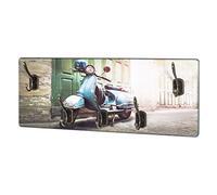 HAKU garderobe Murale Bronze, Motif, MDF, métal - Dim.: L 50 cm x H 20 cm x P 5 cm, Style: Industrial