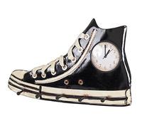 HAKU Porte-manteau mural Noir métal – L 50 x H 31 x P 6 cm – Style industriel