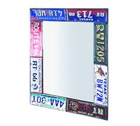 HAKU Miroir Vintage, métal - Dim.: L 61 cm x H 81 cm x P 5 cm, Style: Industrial