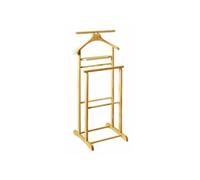 HAKU Valet de chambre multifonctionnel bois massif naturel style traditionnel L 47 x H 102 x P 36 cm