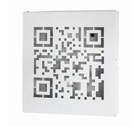 HAKU Möbel boîte à clés Blanc, métal - Dim.: L 22 cm x H 24 cm x P 5 cm, Style: Modern