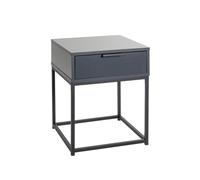 HAKU Möbel Console Anthracite, Noir, métal, Panneaux de Particules alvéolaires - Dim: L 50 cm x H 40 cm x P 40 cm, Style: Modern