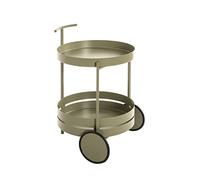 HAKU Möbel Desserte Vert Roseau, Métal - Dim.: H 62 x Ø 42 cm, Style: Moderne