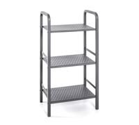 HAKU Möbel étagère Gris, métal - Dim.: L 40 cm x H 81 cm x P 28 cm, Style: Modern