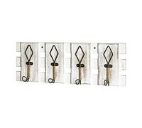 HAKU Möbel patère Murale Vintage, MDF, métal - Dim.: L 55 cm x H 20 cm x P 7 cm, Style: Industrial