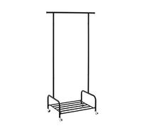 HAKU Möbel Portant Noir, métal - Dim.: L 93 cm x H 175 cm x P 54 cm, Style: Modern