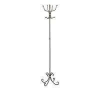 HAKU Möbel porte manteau anthracite, métal - Dim.: H 180 cm x Ø 46 cm, Style: Art Deco