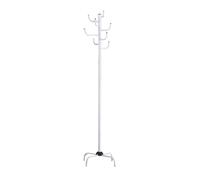 HAKU Möbel Porte Manteau Blanc, métal - Dim.: H 180 cm x Ø 37 cm, Style: Modern