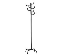 HAKU Möbel Porte Manteau Noir, métal - Dim.: H 180 cm x Ø 37 cm, Style: Modern