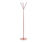 HAKU Möbel Porte Manteau Rouge Corail, Métal - Dim.: H 173 x Ø 35 cm, Style: Moderne