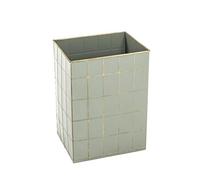 HAKU Möbel Porte parapluies Or, Gris, métal - Dim.: L 26 cm x H 35 cm x P 21 cm, Style: Art Deco