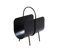 HAKU Möbel porte revues noir, métal - Dim.: L 37 cm x H 47 cm x P 22 cm, Style: Modern