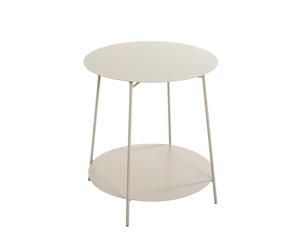 HAKU Möbel Table d'appoint Gris Cachemire, Métal - Dim.: H 50 x Ø 50 cm, Style: Moderne