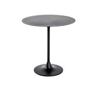 HAKU Möbel Table d'appoint Noir, métal - Dim.: H 46 cm x Ø 45 cm, Style: Modern