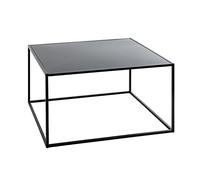 HAKU Möbel Table d'appoint Noir, métal - Dim.: L 70 cm x H 40 cm x P 70 cm, Style: Modern