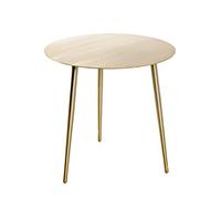 HAKU Möbel Table d'appoint Or, métal - Dim.: H 45 cm x Ø 45 cm, Style: Art Deco
