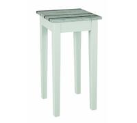 HAKU Möbel Table d'appoint pin maritimo, Blanc, MDF - Dim.: L 30 cm x H 61 cm x P 30 cm, Style: Coastal Furniture