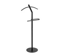 HAKU Möbel - Valet de Meuble, Noir, Métal, Dimensions : L 47 x H 111 x P 30 cm, Style : Moderne