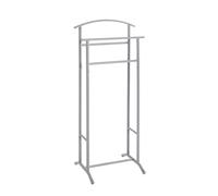 HAKU Möbel valet gris, tube d'acier - Dim: L 107 cm x H 36 cm x P 36 cm, Style: Modern