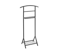 HAKU Möbel Valet Noir, métal - Dim.: L 45 cm x H 101 cm x P 26 cm, Style: Modern