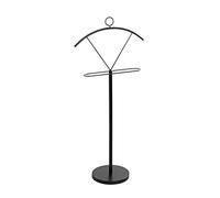 HAKU Möbel Valet Noir, métal - Dim.: L 51 cm x H 117 cm x P 28 cm, Style: Modern