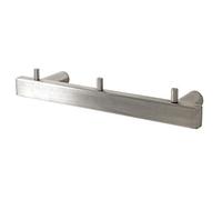 HAKU patère Murale Acier INOX, INOX - Dim.: L 26 cm x H 4 cm x P 6 cm, Style: Modern
